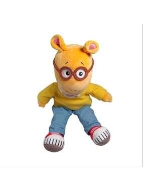 PBS kids Arthur Yellow Plush Character Toy - Kids Stuffed Animal